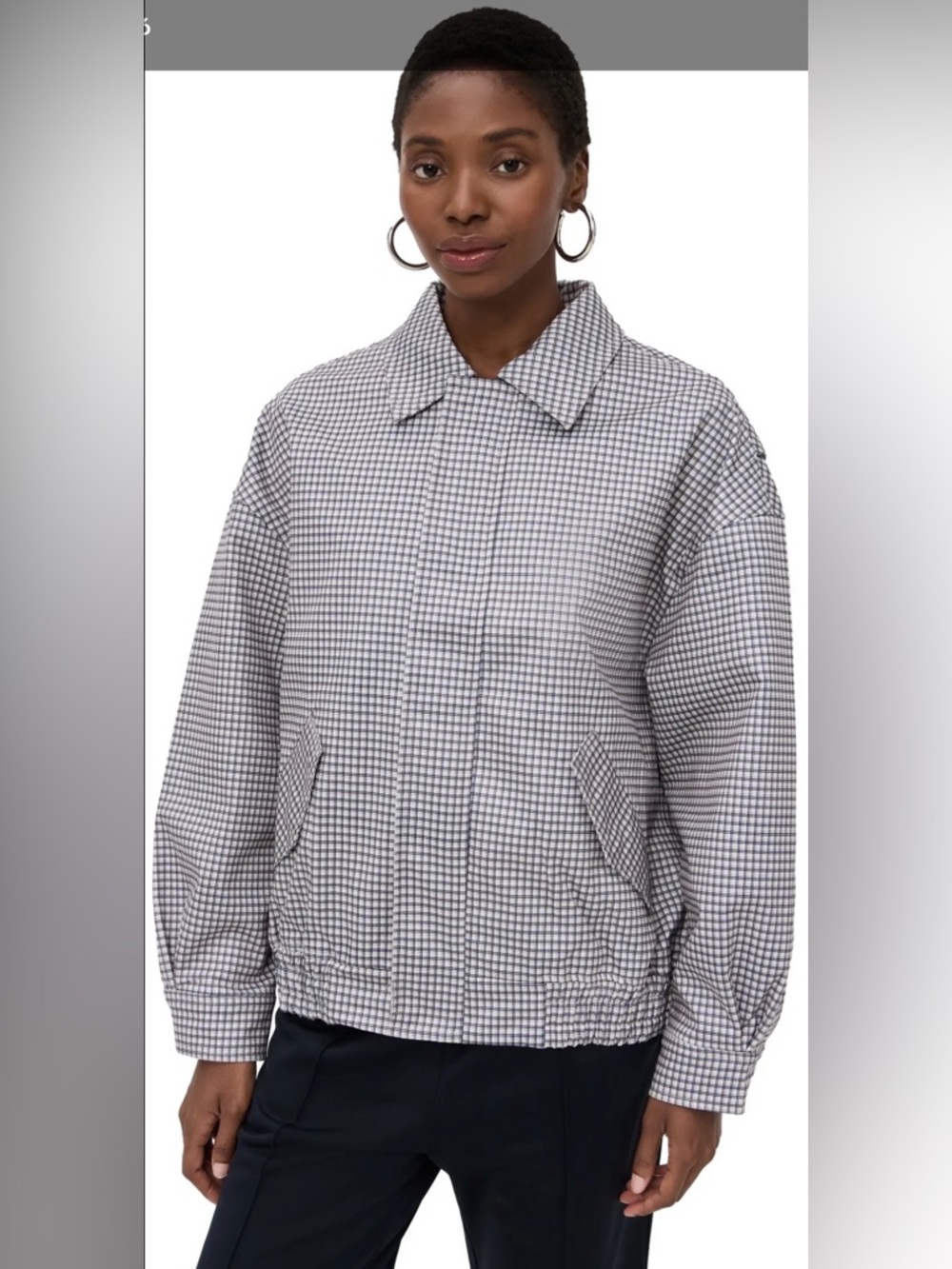 NWT Lioness Kenny Bomber Jacket in Cream Check!